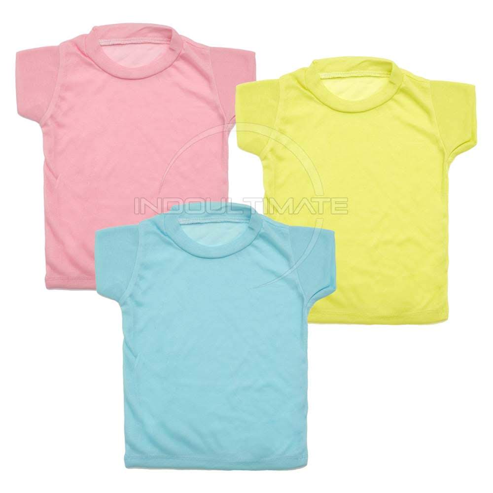 6Pcs Kaos Bayi Baju harian New Born Perempuan Laki-Laki KBS-01 Atasan Bayi Pakaian Tidur Bayi RANDOM