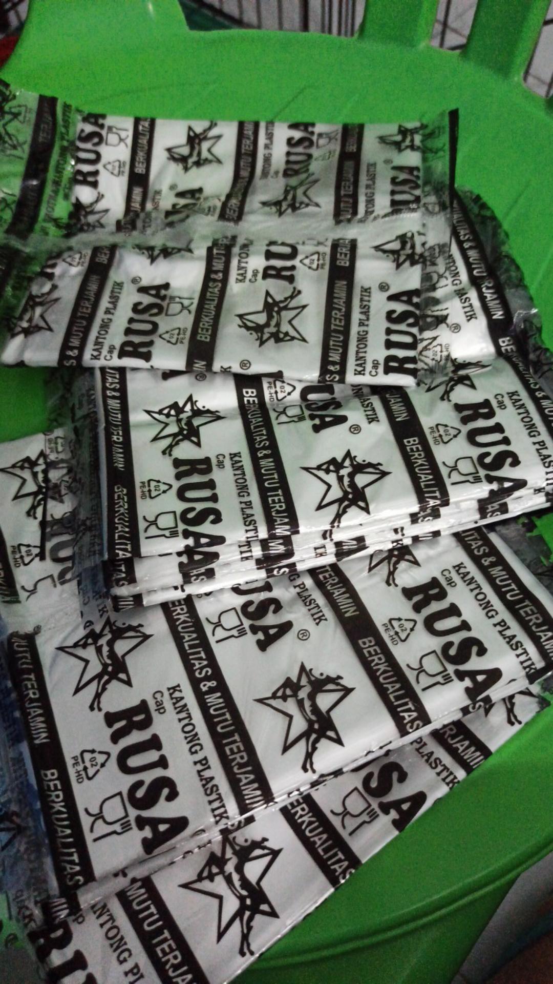 Kresek Bening Rusa 1 Ikat (10 Pcs ) Ukuran 15 / Kresek Kecil Bening