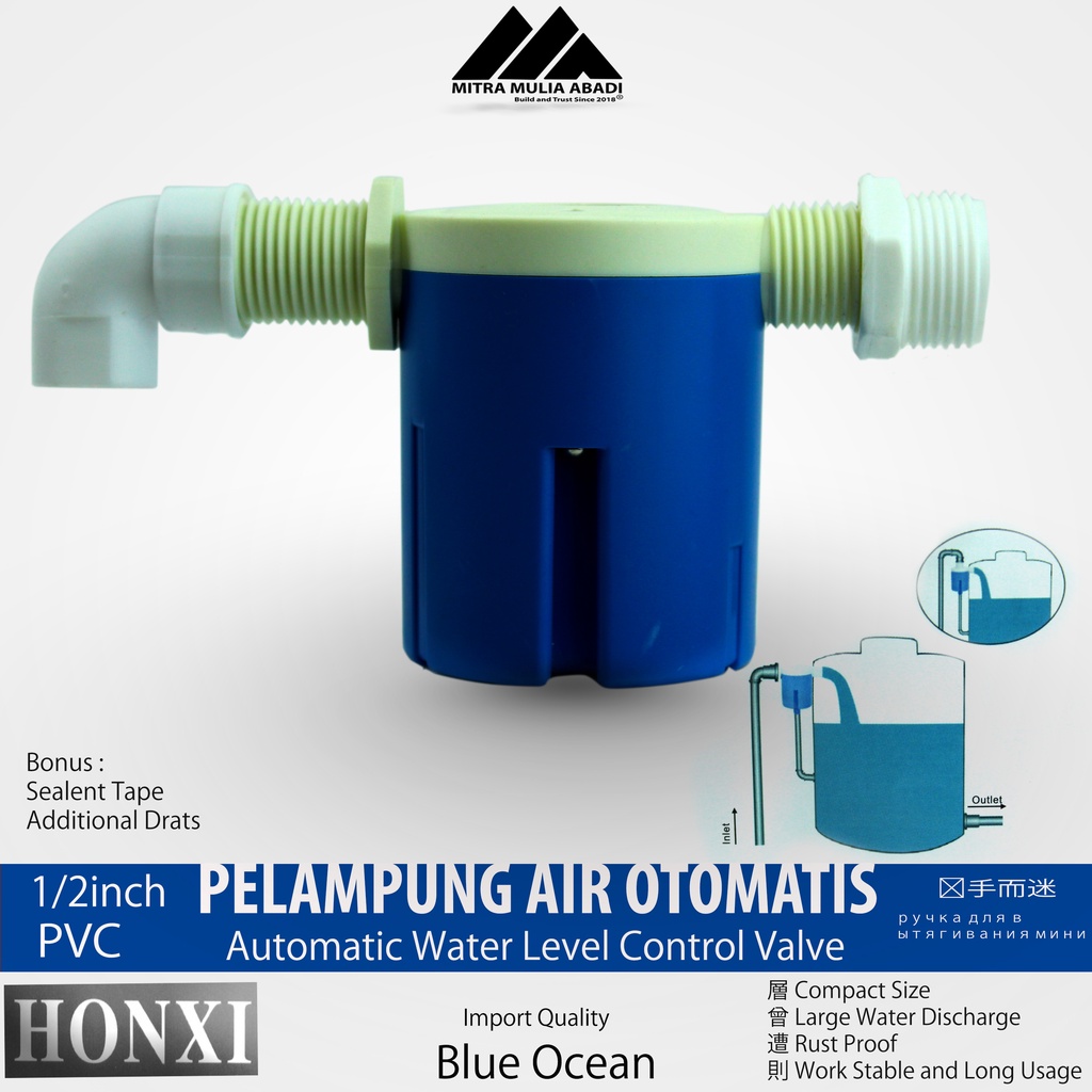 Pelampung Otomatis 1/2 Inchi Automatic water level control valve