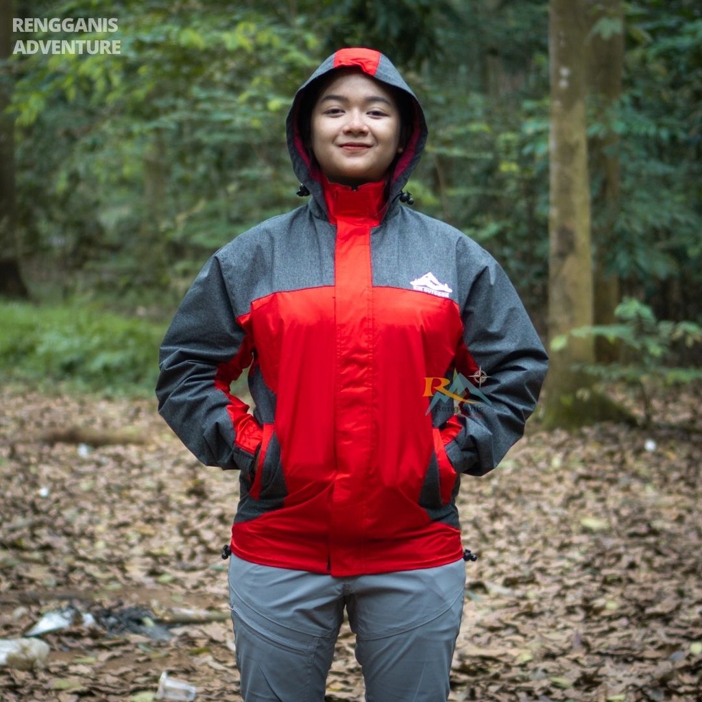 Jaket Gunung WATERPROOF RIR OUTDOOR Inner Mesh Jacket Hiking Outdoor