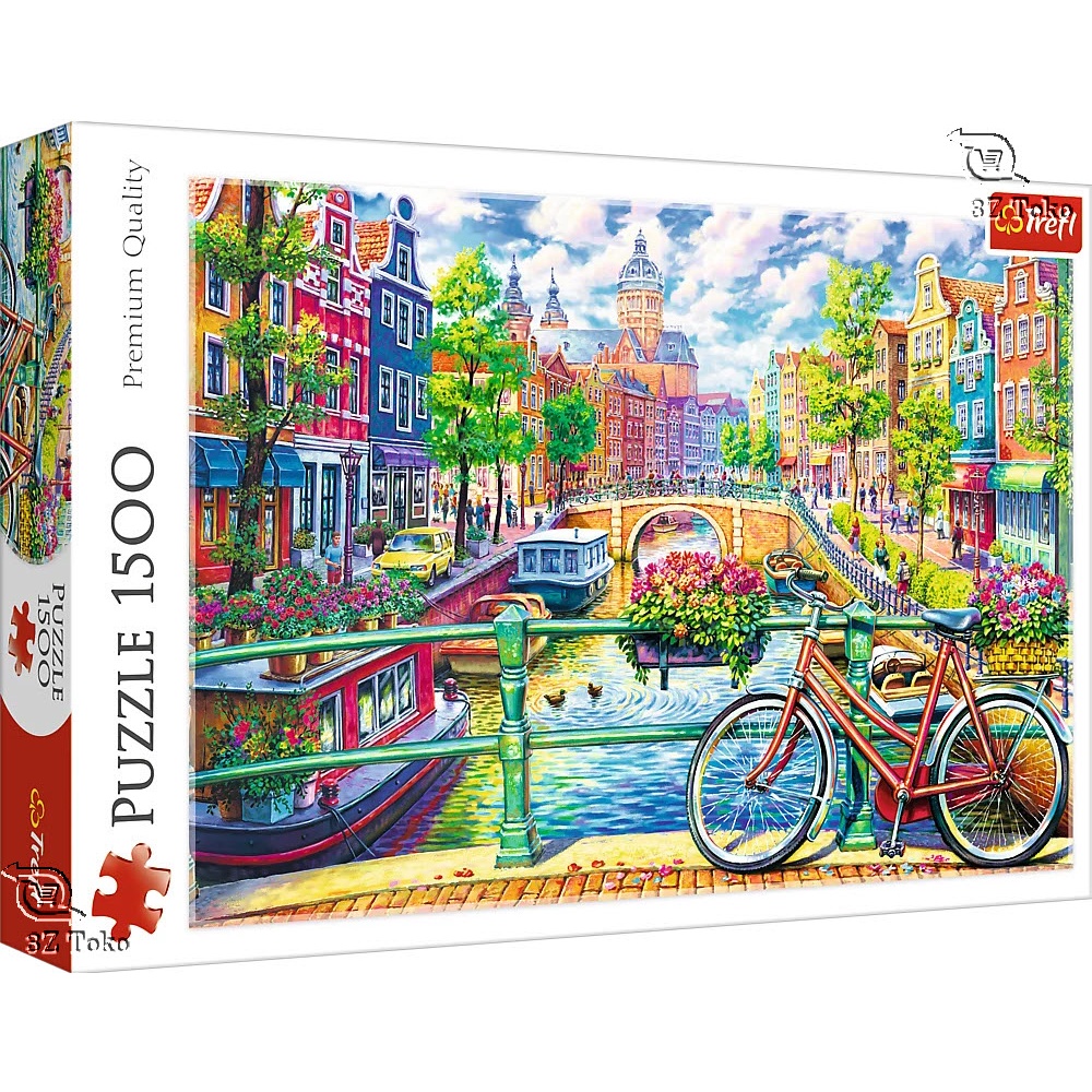 Jigsaw Puzzle: TREFL - Amsterdam Canal - 1500 Piece