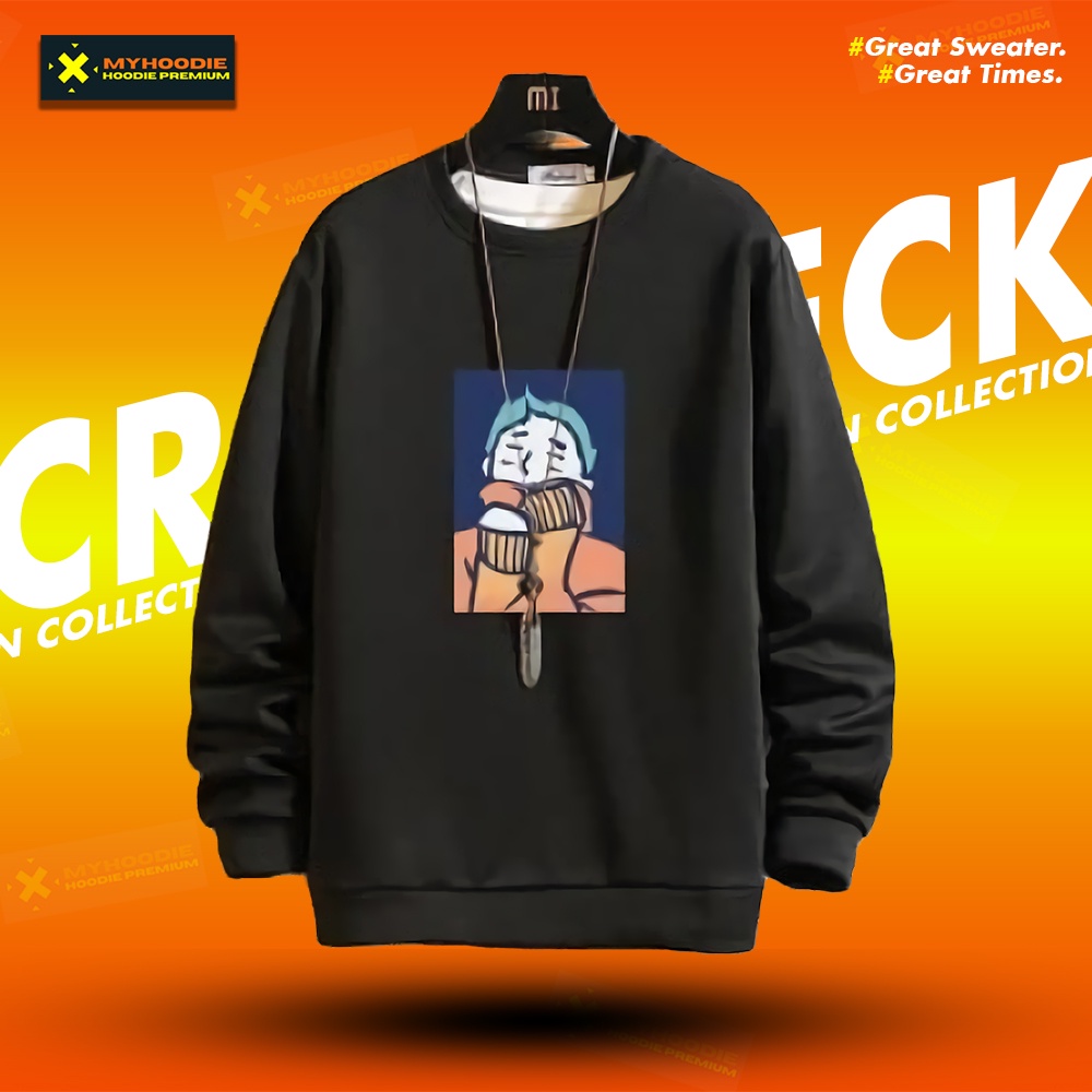 Crewneck Crewnek Cn Krewneck Sweater Switer Oversize Distro Polos Original Putih Murah Hitam Cream X
