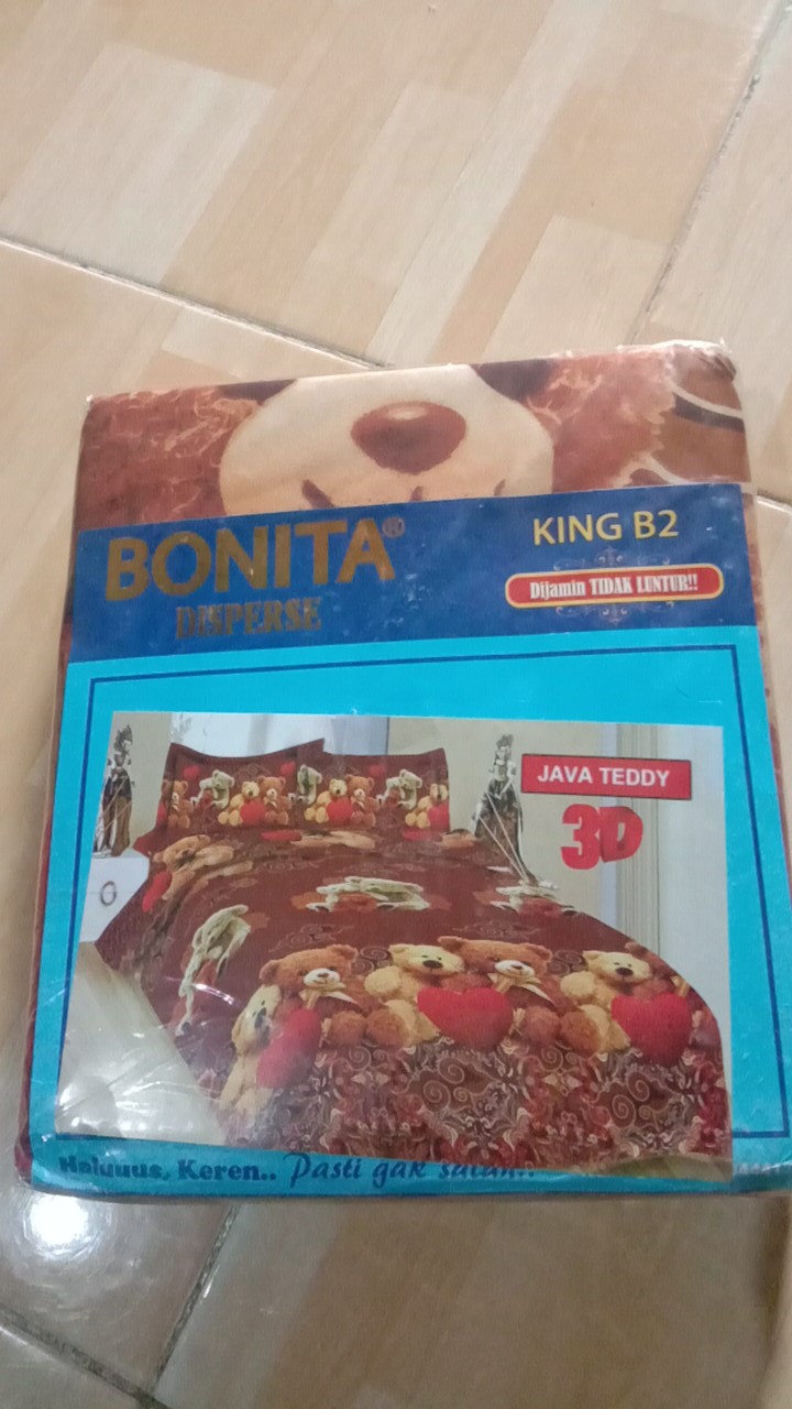 Sprei Bonita No 1 Uk 180x200 Java Teddy