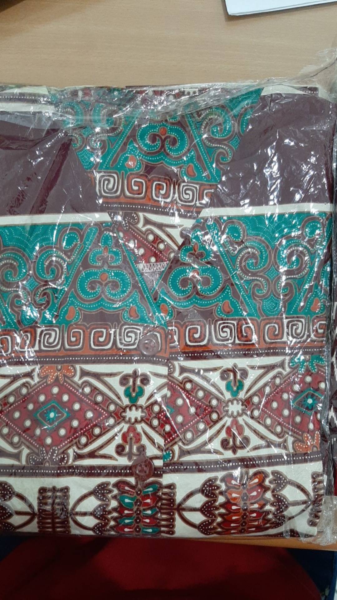 Cd2 - Atasan Baju Batik Wanita Muslimah / Hijaber / Busui Lengan Panjang Kancing Depan Katun Strecth