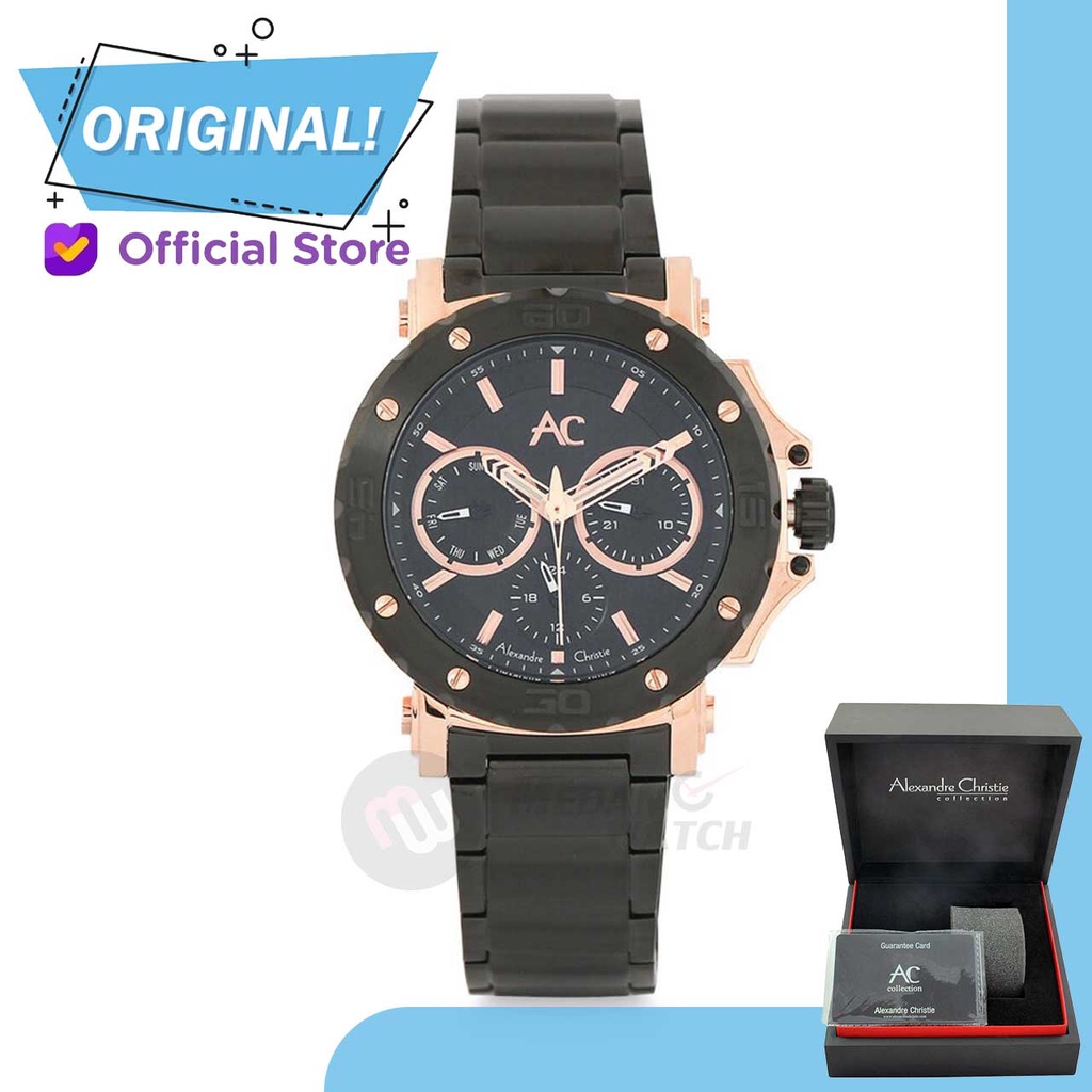 Jam Tangan Wanita Analog Alexandre Christie 9205BF AC9205 AC BF 9205 BF 9205 BFBBRBA Original Garans