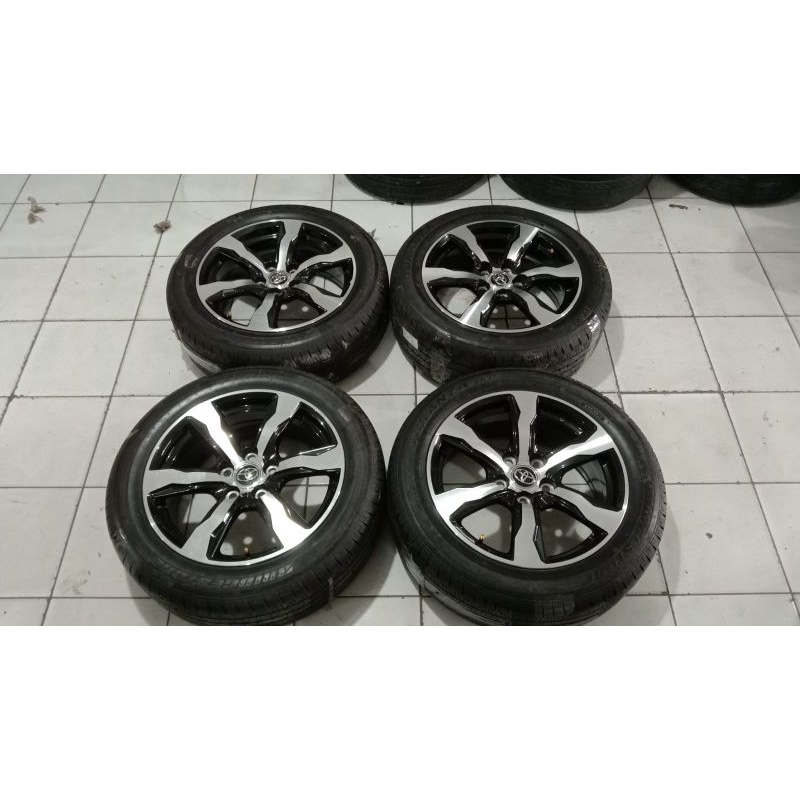 velg mobil bekas racing ring 17 plus ban kondisi 90%