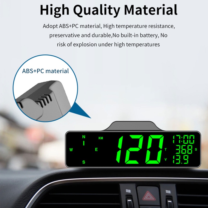 Kiss Head Up Displayhud Speedometer Digital Universal Dengan Odometer Untuk Mobiltruk