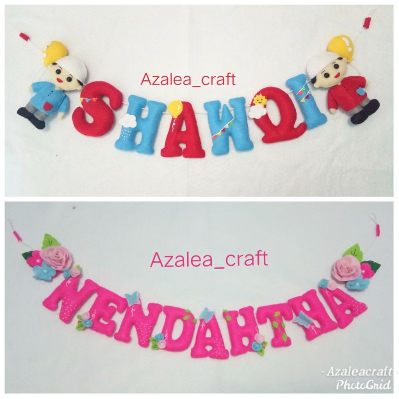 Garland Nama/banner nama