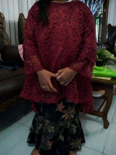 Sb Collection Stelan Atasan Megan Kebaya Kartini Dan Rok Duyung Batik Anak Wanita