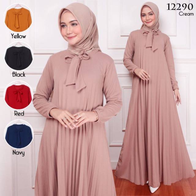 Paulina GAMIS PLISKET MAYUNG Jumbo MURAH// Maxy dress