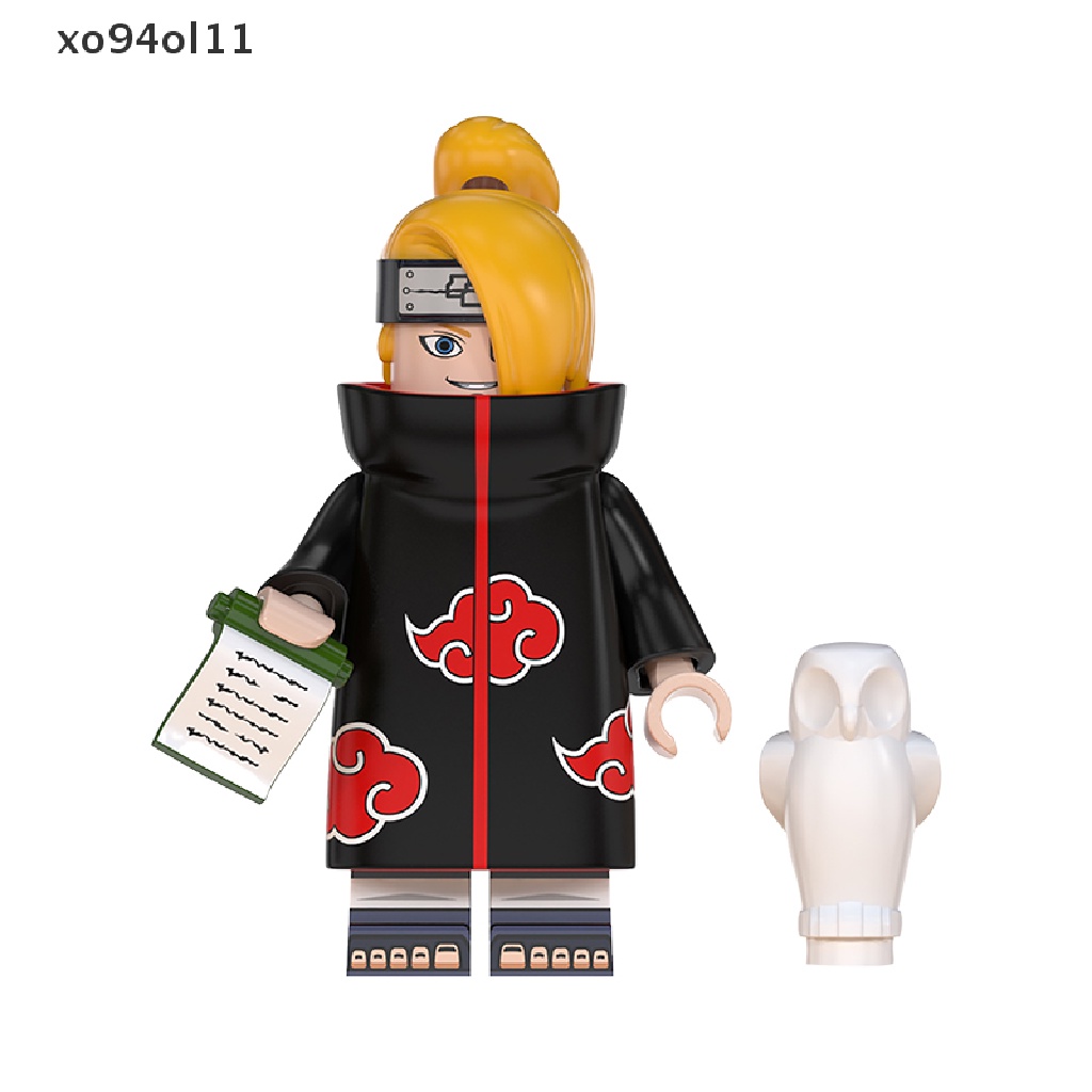 Xo 8pcs Mainan Balok Bangunsusun Model Lego Minifigures Naruto Comic Untuk Anak