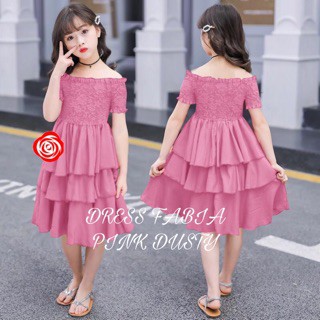 (COD) PREMIUM DRESS BRUKAT ANAK PRINCESS 4 5 6 TAHUN DRESS SABRINA BRUKAT ANAK DRESS ANAK PEREMPUAN