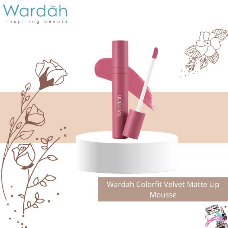 ☃Cutezz_Ching1☃Wardah Colorfit Velvet Matte Lip Mousse 4g