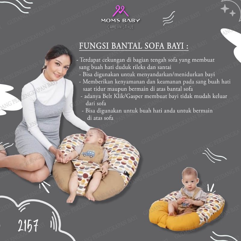 Mom's Baby Sofa baby/bantal sofa bayi Vintage