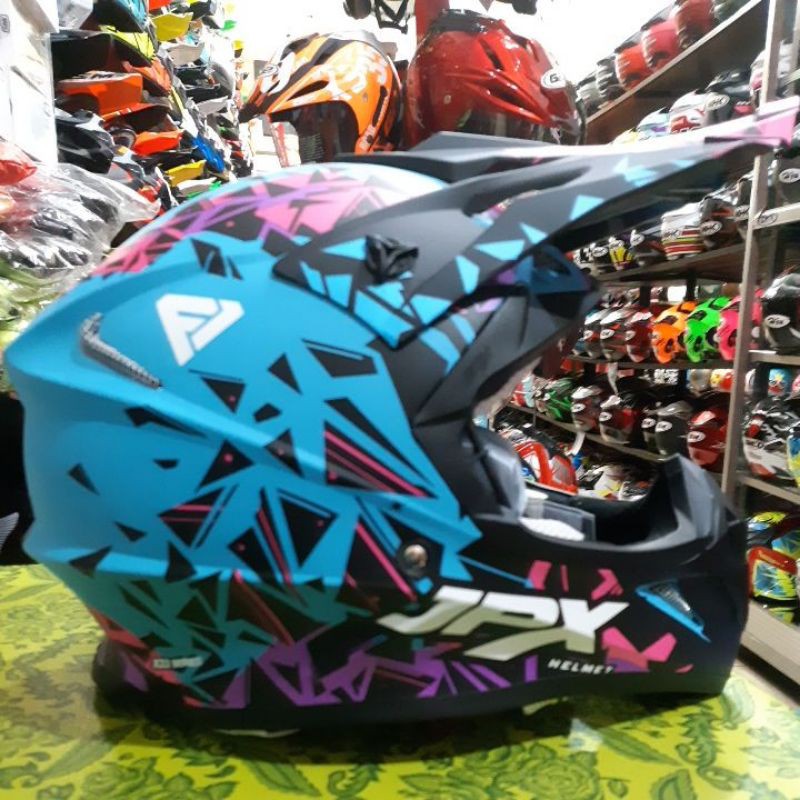 HELM JPX CROSS X33 LIGHT BLUE DOFF