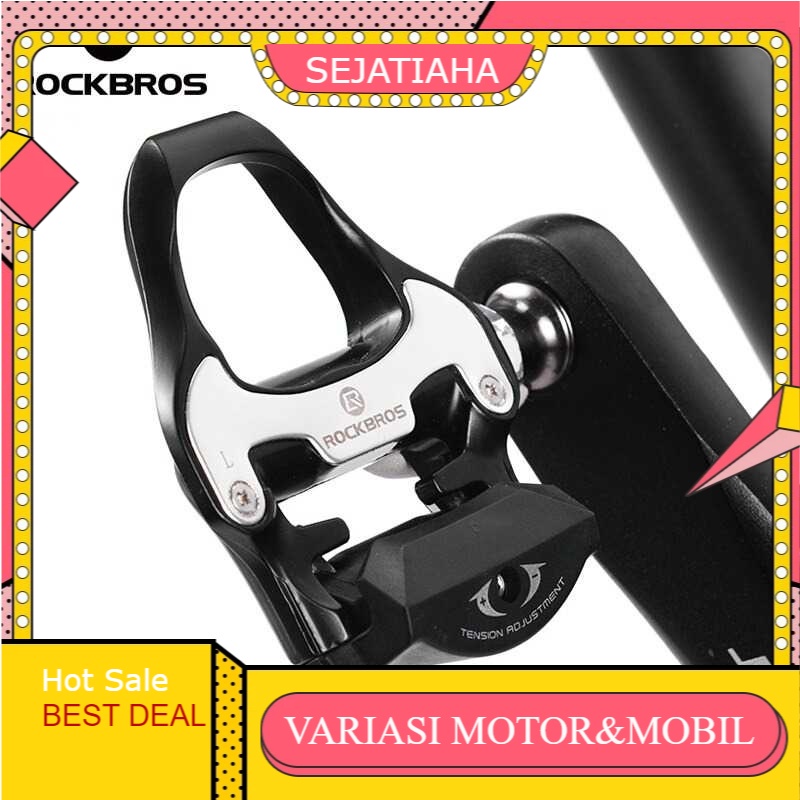 Rockbros Kunci Sepatu Pedal Sepeda Self-locking Pedal 2PCS - SPD-SL