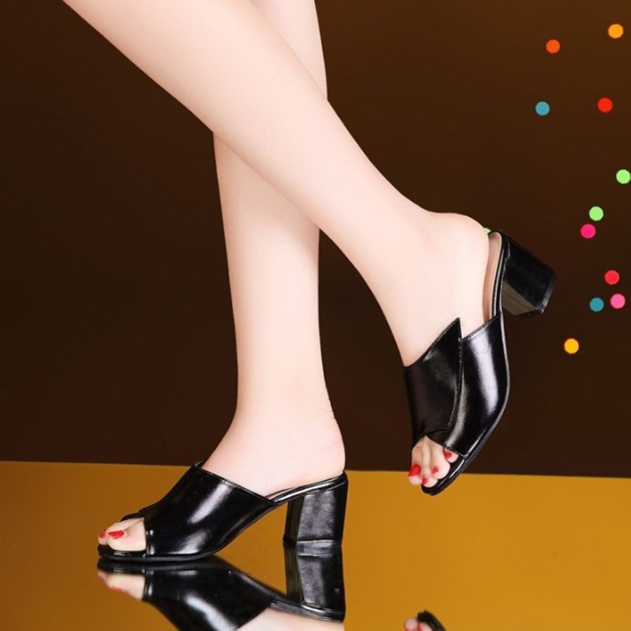 COD Sendal Heels Ibu2 Sandal Haihils Ibu Ibu Kondangan Haihil Heals Hak Tahu Emak2  Murah Terbaru