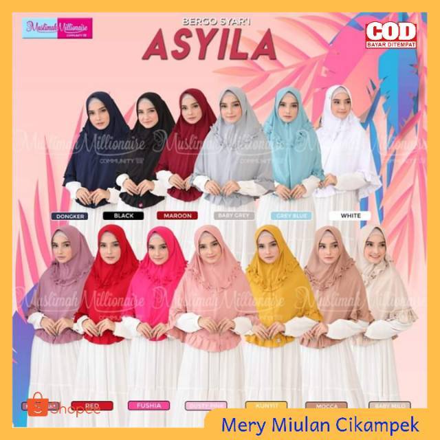 Jilbab syari | kerudung jersey | bergo syari