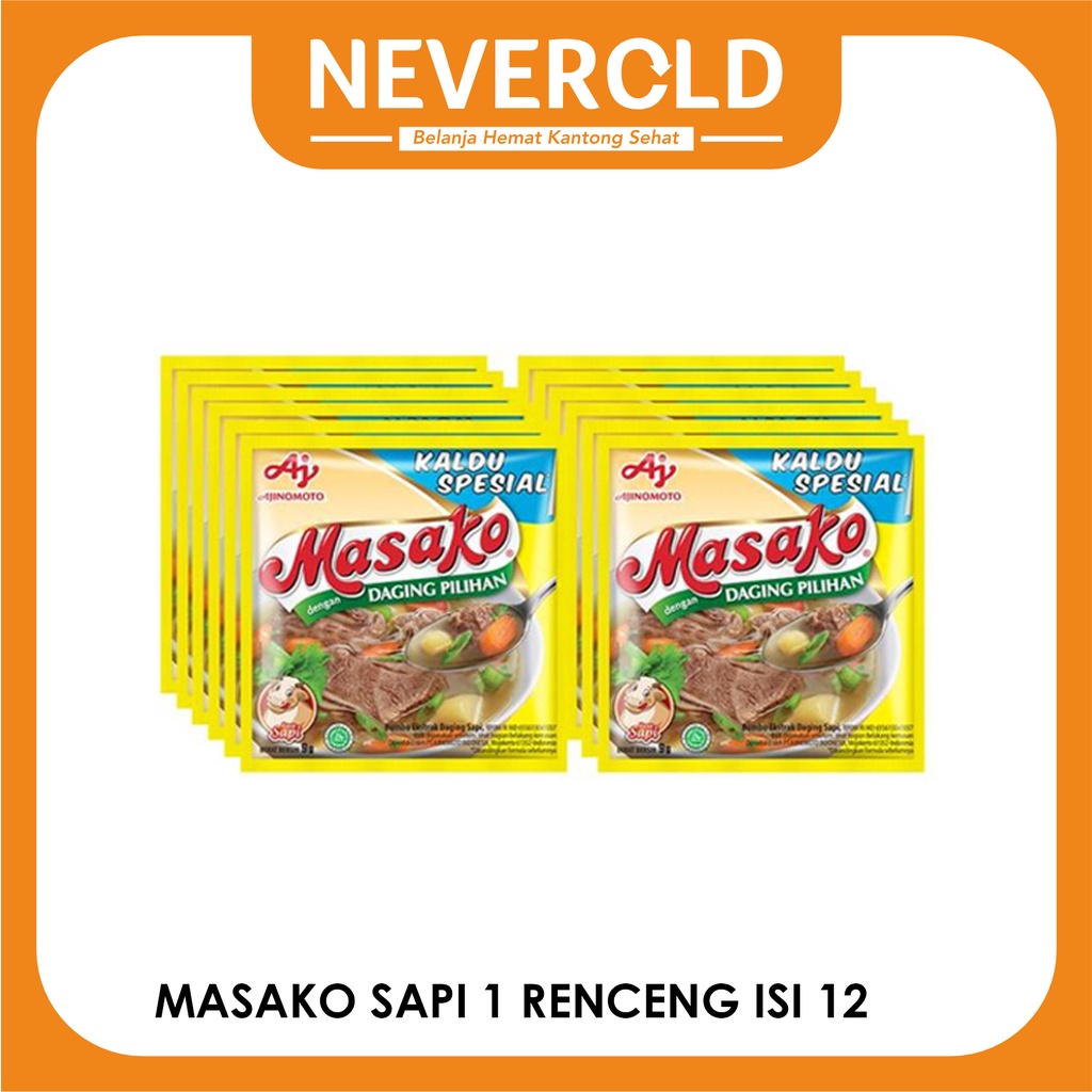 MASAKO RASA SAPI RENCENG ISI 12 SACHET