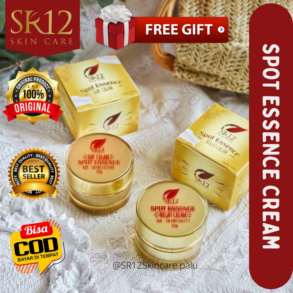 Sr12 Palu / Spot Essence Cream / Cream Pemutih Penghilang Flek Hitan dan Bekas Jerawat
