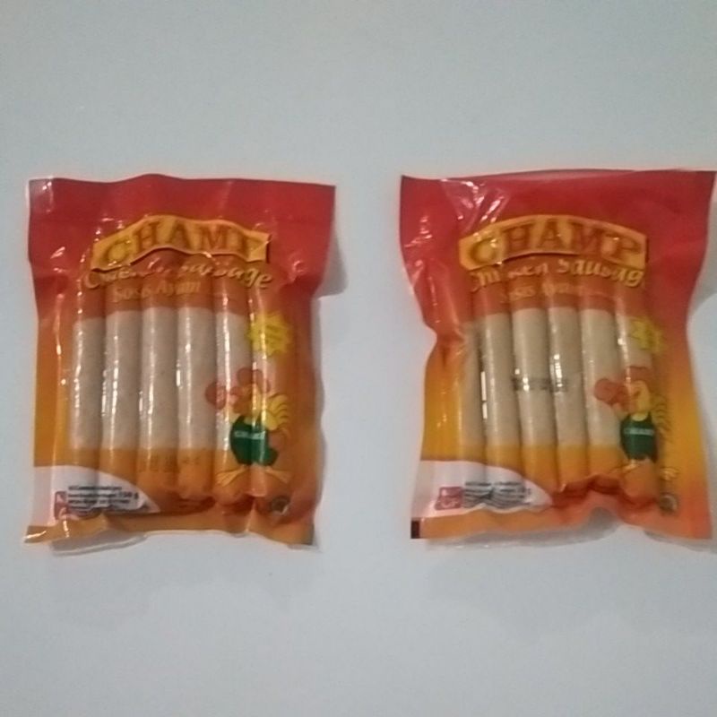 

Champ sosis ayam 150g,isi 6pcs