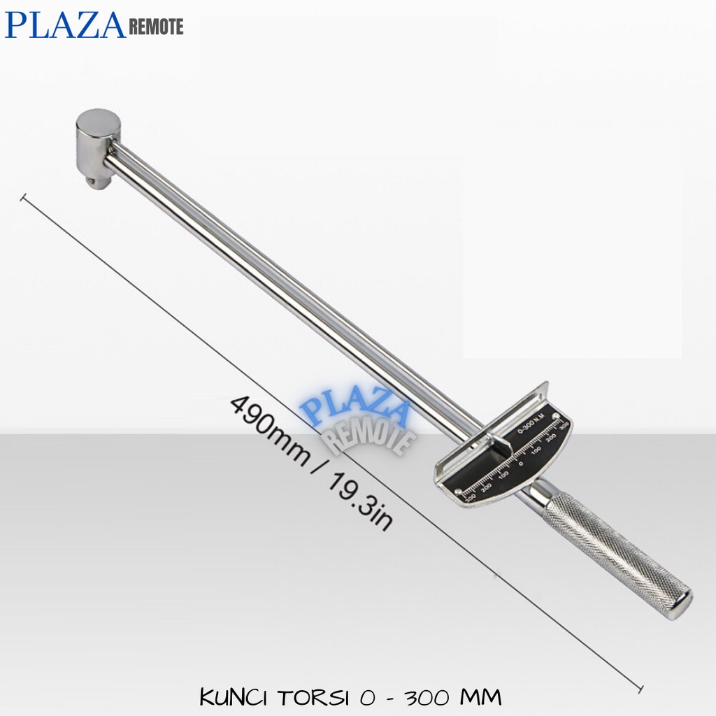 ADJUSTABLE TORQUE WRENCH 1/4 INCH 0 - 300 KUNCI MICROMETER MOMEN MOTOR