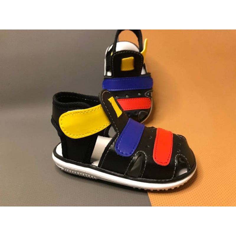 sepatu sandal anak laki laki perempuan terbaru usia 1_2 tahun bunyi cit-cit sandal bayi laki-laki