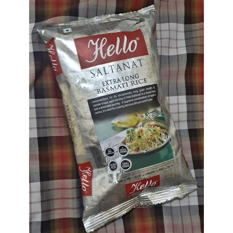 

beras basmati hello saltanat premium 1kg