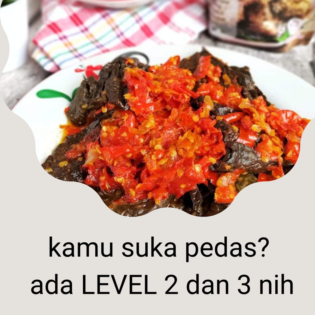 

Dendeng Batokok Kemasan Homemade Rasa Asli Padang LEVEL 2 dan 3