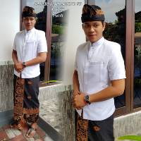  BAJU  SAFARI  BAJU  KOKO PAKAIAN ADAT BALI  100 ORIGINAL 