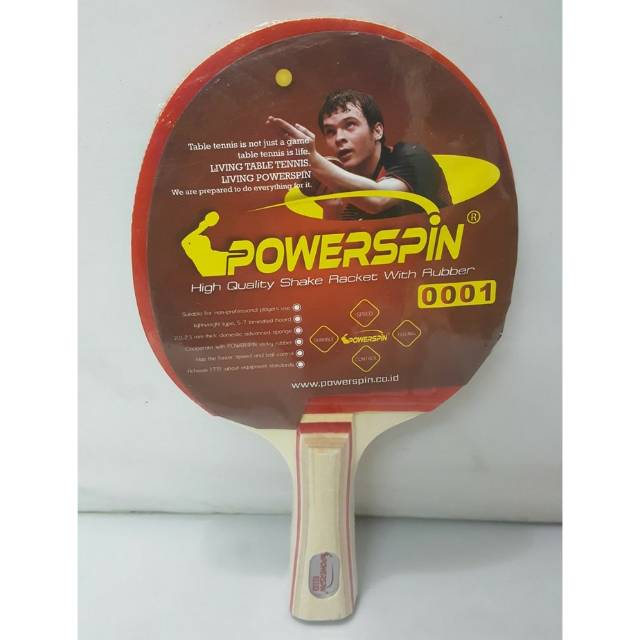 POWERSPIN Power Spin 0001 Bat Pingpong Bet Tenis Meja