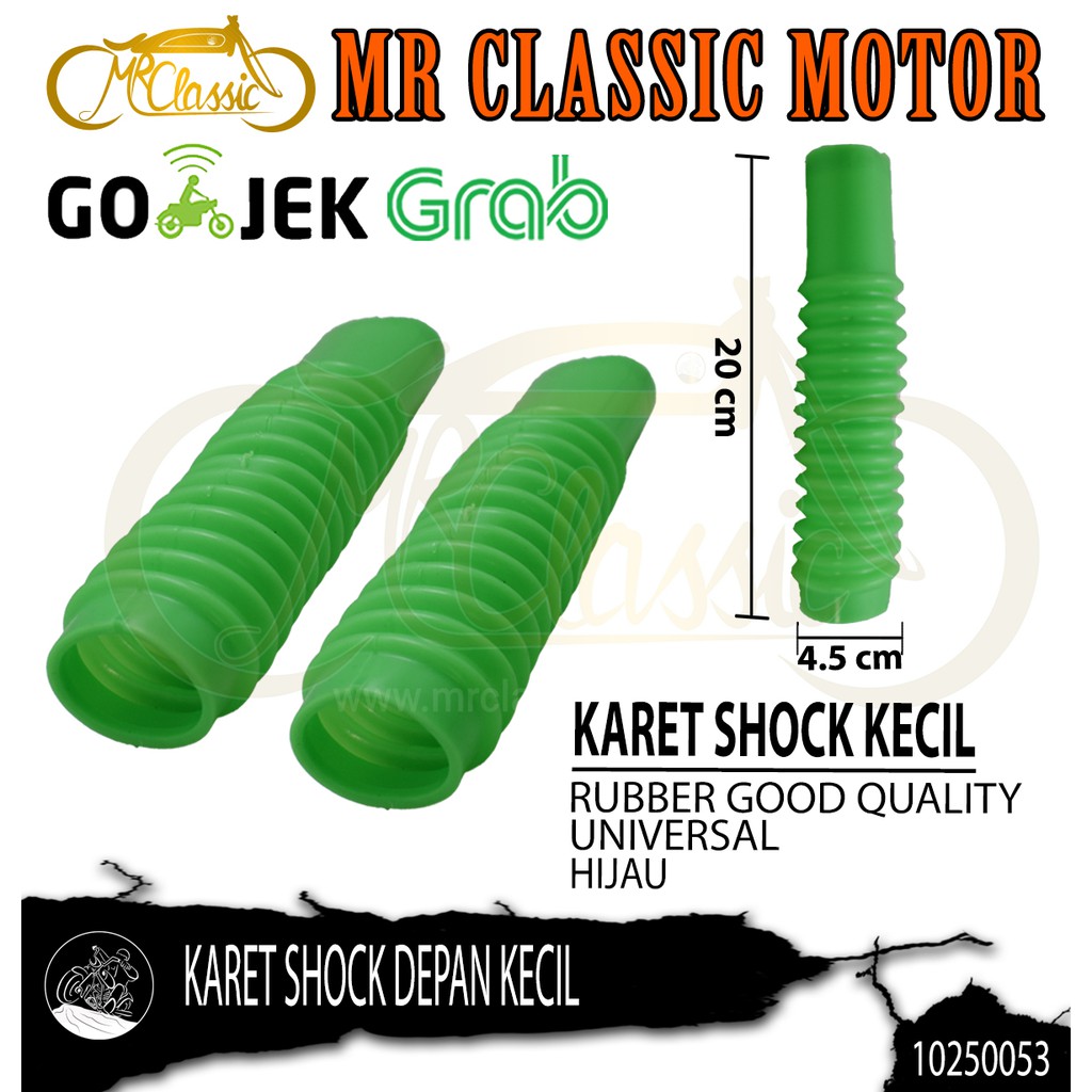 Karet Kondom Shock Depan Kecil Hijau Tebal Custom Variasi