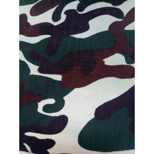 BAHAN KAIN SOGO LORENG HIJAU / KAIN LORENG ARMY ABRI TENTARA ANAK DEWASA METERAN GULUNGAN (YARD)