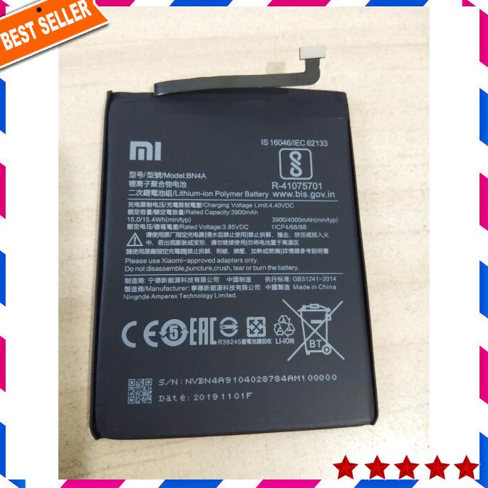 Acc Hp Baterai Xiaomi Redmi Note 7 Bn4A Original Baterai Note7