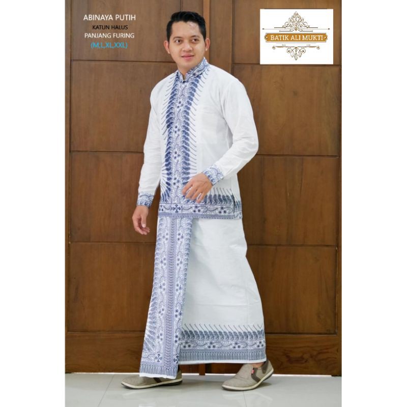 Paling Murah Setelan Sarung Koko Batik Solo Pria Lengan Panjang wxEmroGUr5bdZZ
