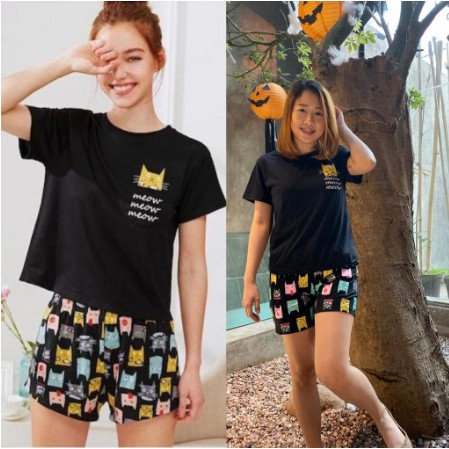 FASHION BAJU TIDUR || PIYAMA WANITA NELANY MOTIF || BAJU TIDUR KONVEKSI TANAH ABANG