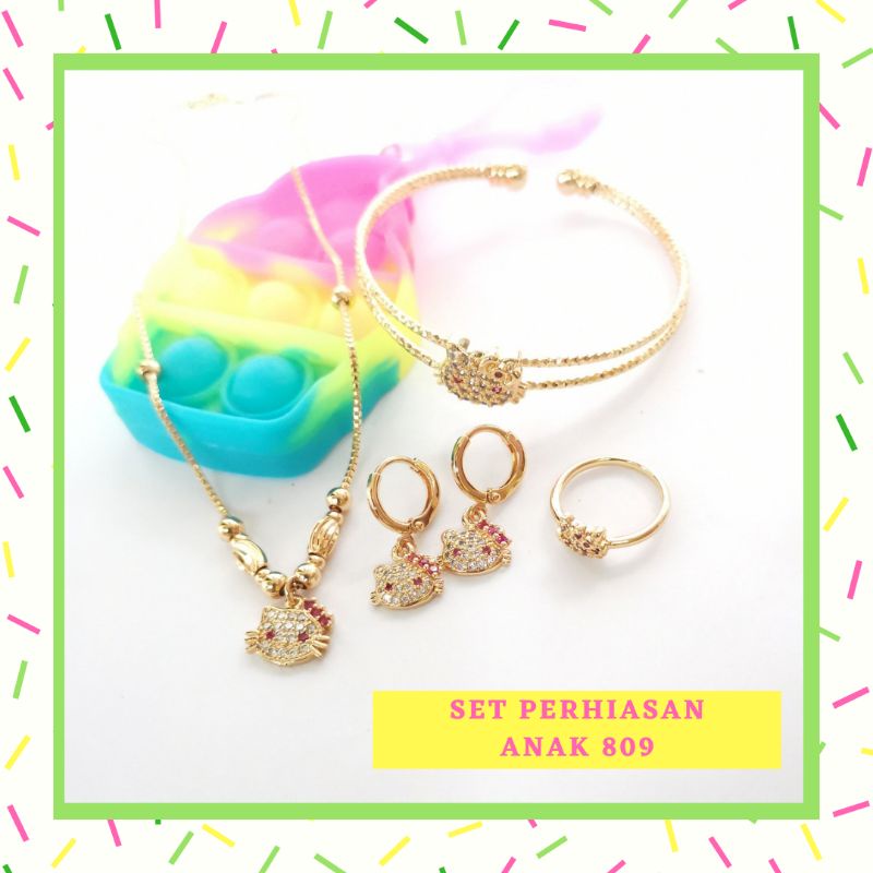 aksesoris set anak titanium berkualitas 809
