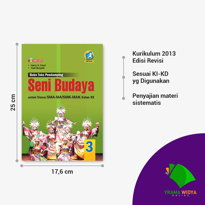Yrama Widya Buku Seni Budaya Untuk Sma Ma Smk Mak Kelas Xii Wajib Shopee Indonesia