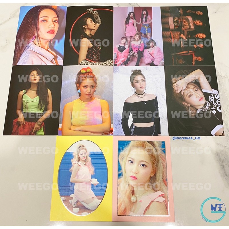 RED VELVET OFFICIAL POSTCARD