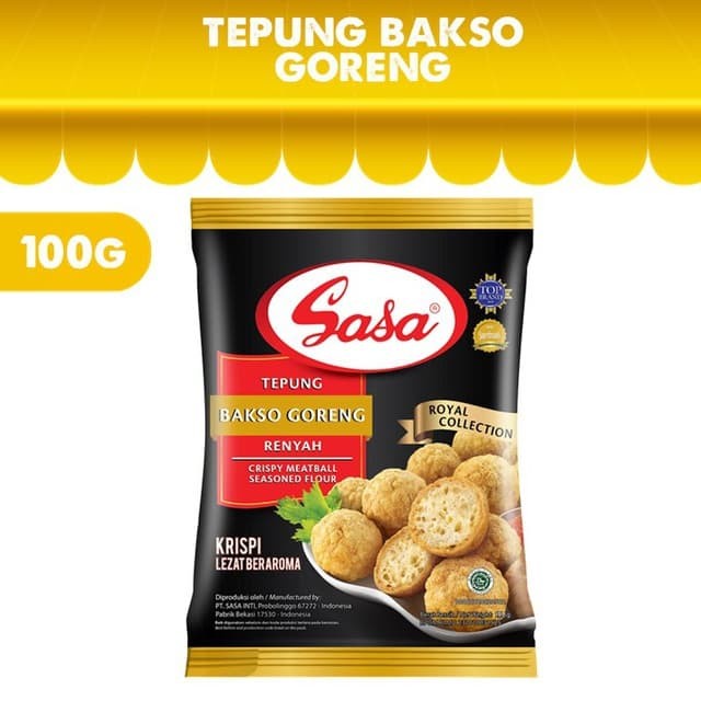 

Ds501D0 Sasa Tepung Bakso Goreng 100 Gram Gr0B1