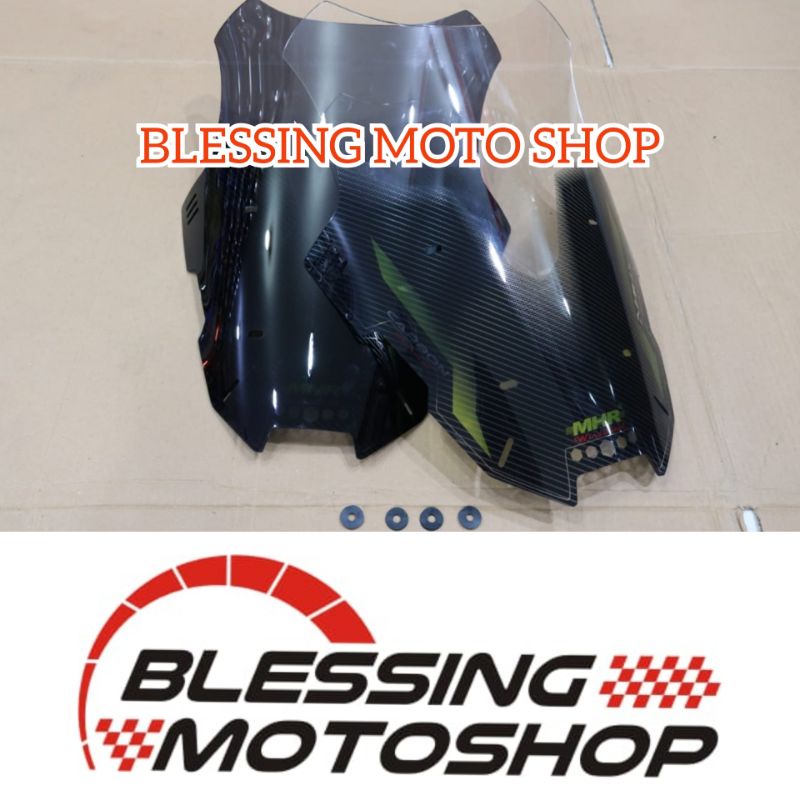 Windshield ocito mhr nmax new visor ocito carbon nmax 2020 visor nmax