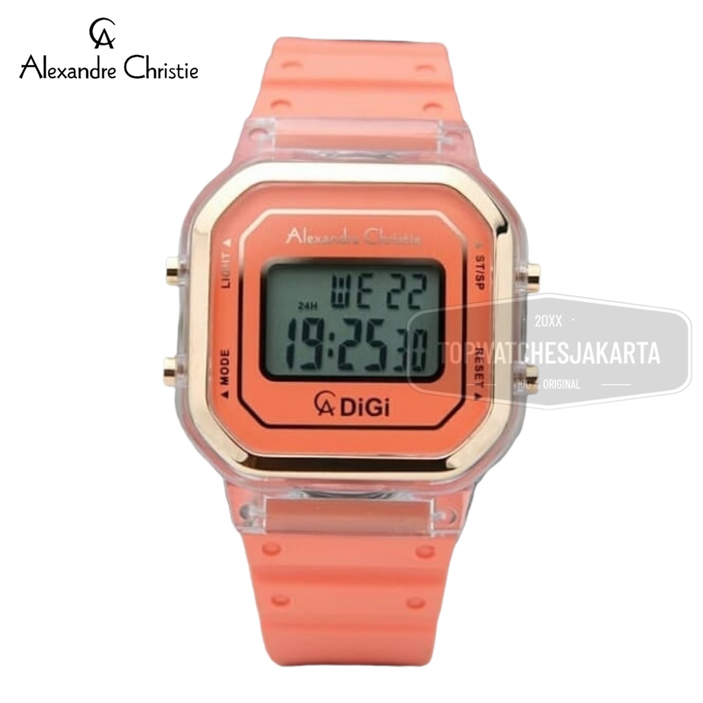 Alexandre Christie DIGI AC9331 Jam Tangan Wanita AC 9331 ORANGE GOLD