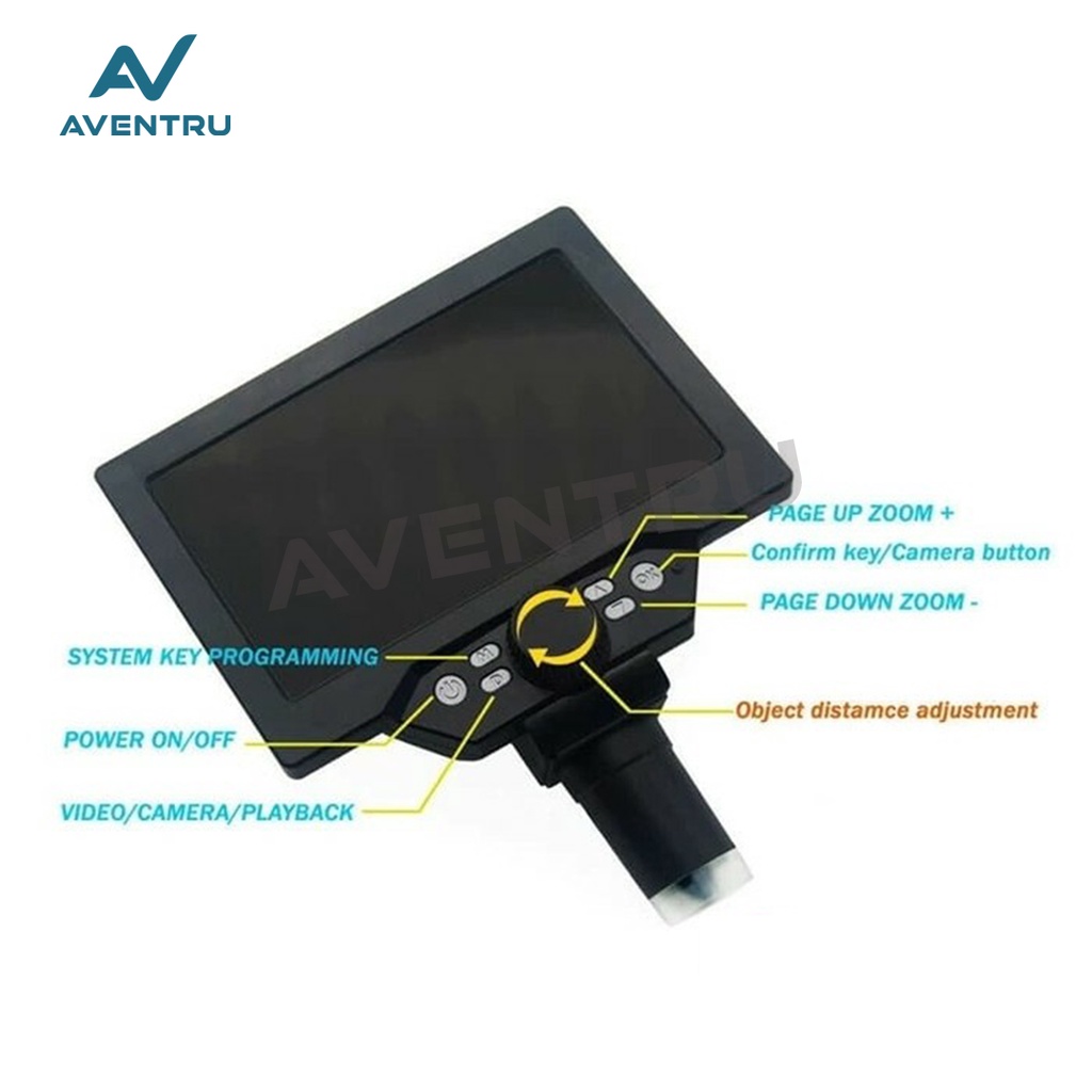 Digital Microscope 7 inch HD LCD display electron microscope 1200X