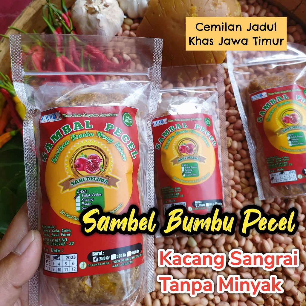 

SAMBAL SAMBEL KACANG PEDAS MANTAPS MADIUN BUMBU PECEL - Pecel Jeruk Purut - Kacang Sangrai Tradisional Siap Makan Sambal Manis Sedang Pedas 250gr Madiun Magetan Sambal Pecel Kacang Sangrai Bukan Yu Gembrot Bukan Mirasa Asli Pecel Madiun ASLI