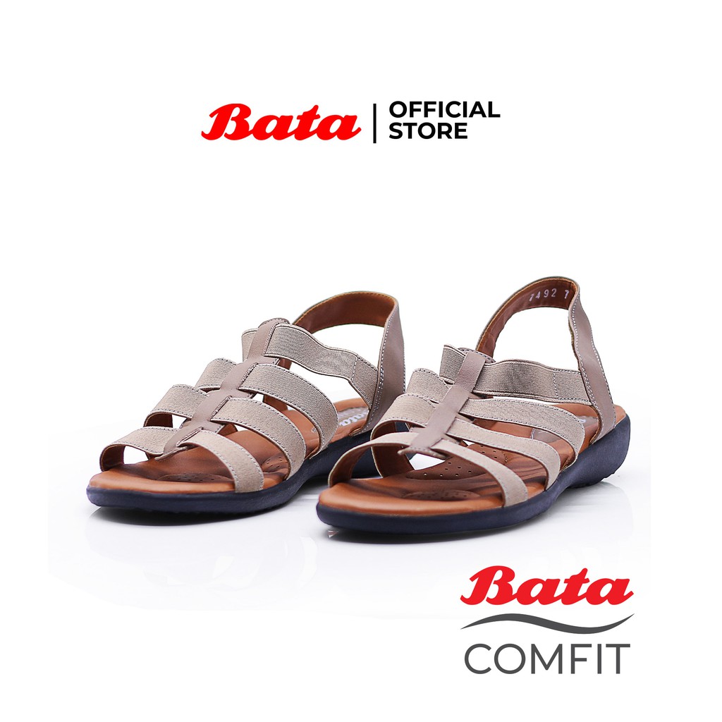 Bata Comfit Sandal Wanita Dorian Comfit Brown - 5614214-2