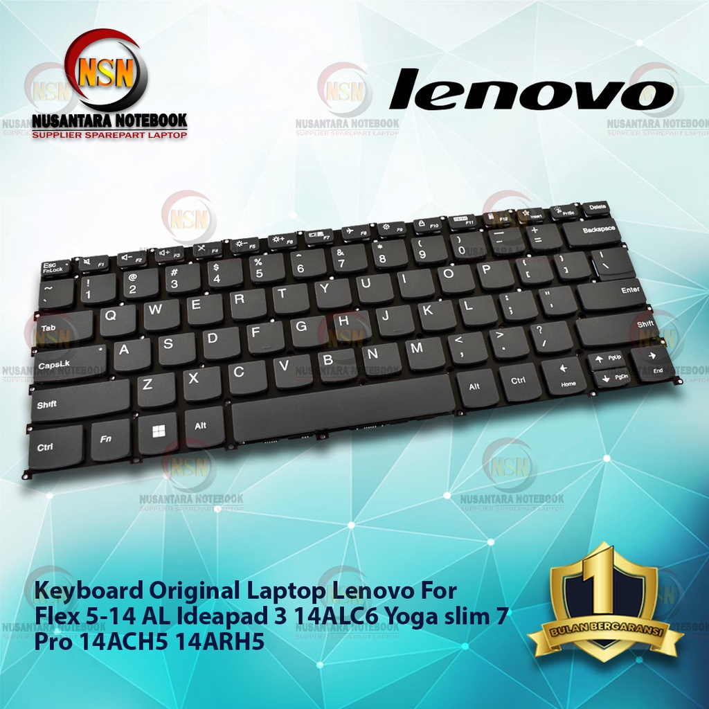 Keyboard Original Laptop Lenovo For Flex 5 14 AL Ideapad 3 Yoga Slim 7