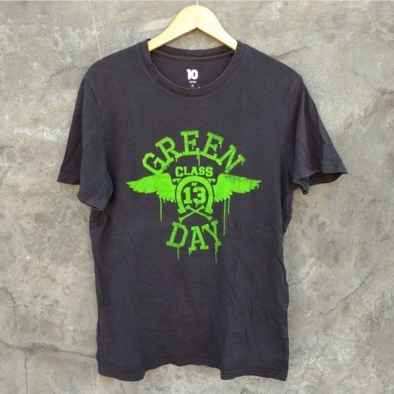 baju kaos band second greenday bravado green day