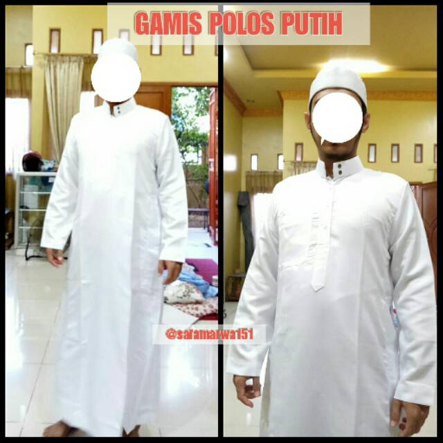 GAMIS POLOS BERKERAH