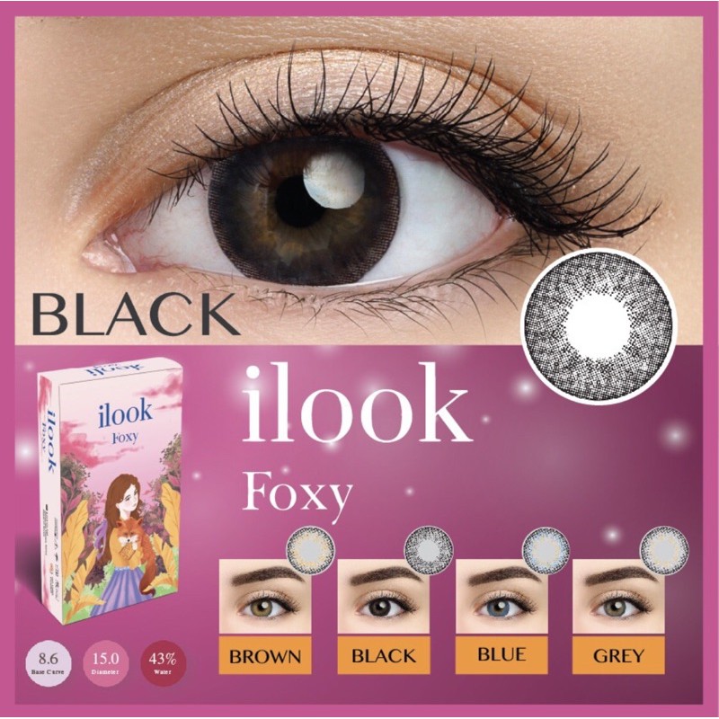 softlens Murah/Softlens foxy / Softlens diameter 15mm