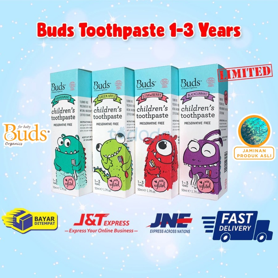 Buds Toothpaste - Pasta Gigi 1-3 Years